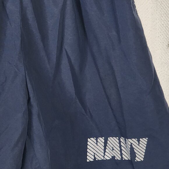 Unicor Navy Trunks Fully Lined 8" Nylon Poly Physical Fitness Uniform Size M - Picture 3 of 16